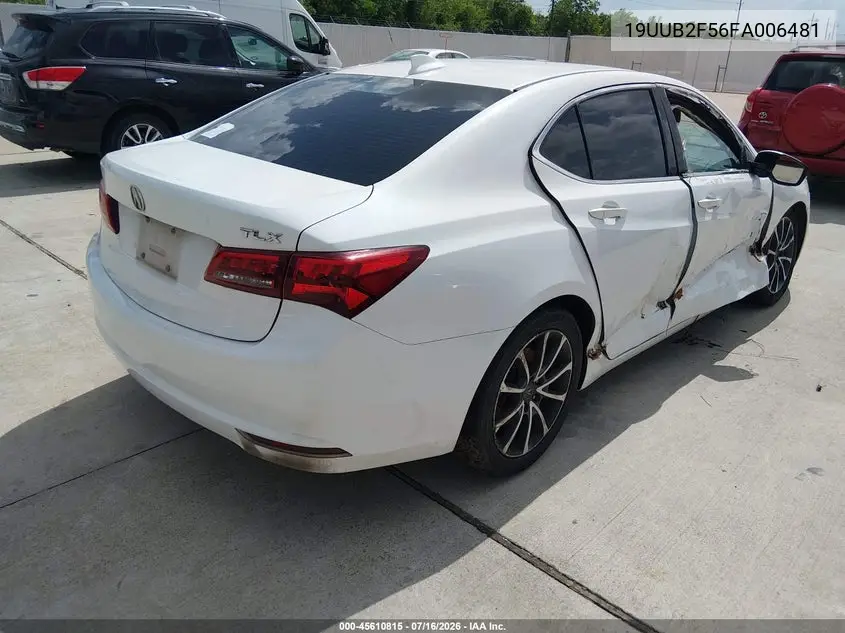 2015 Acura Tlx V6 Tech VIN: 19UUB2F56FA006481 Lot: 45610815