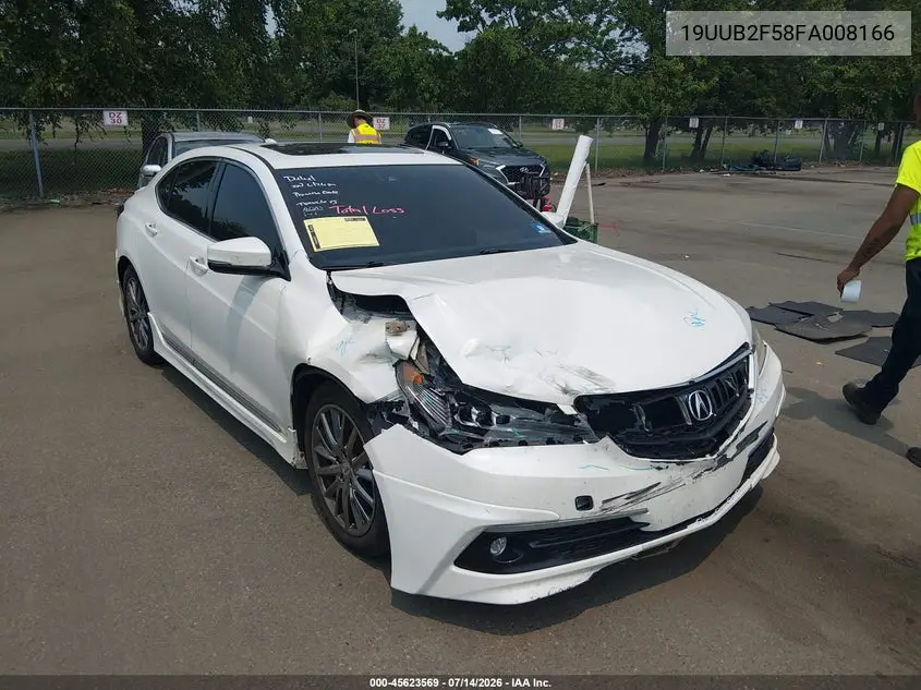 2015 Acura Tlx V6 Tech VIN: 19UUB2F58FA008166 Lot: 45623569