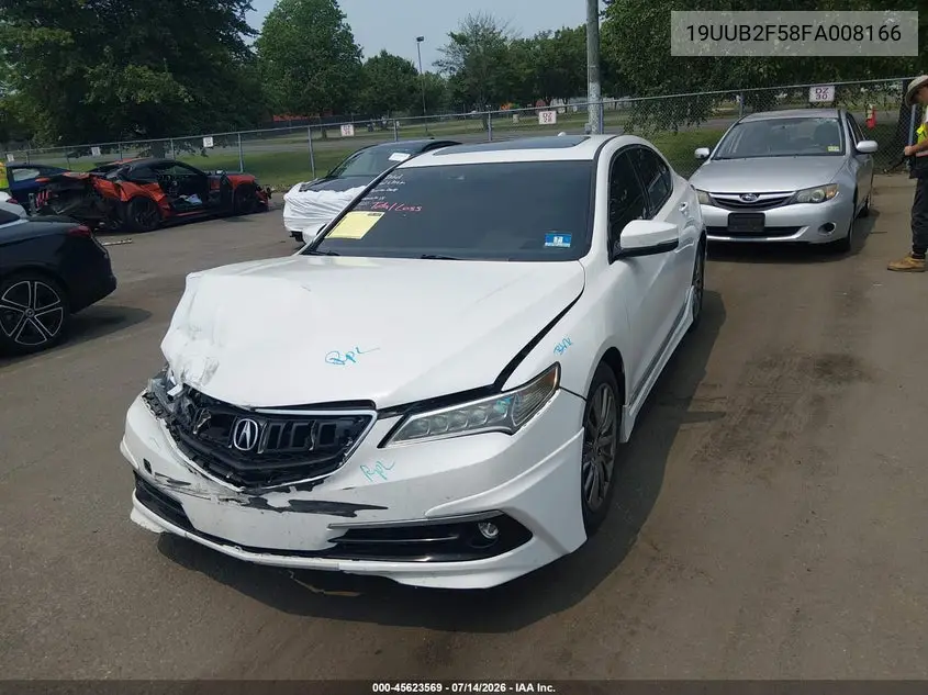 2015 Acura Tlx V6 Tech VIN: 19UUB2F58FA008166 Lot: 45623569