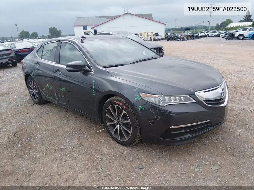 2015 Acura Tlx V6 Tech VIN: 19UUB2F59FA022500 Lot: 45659226