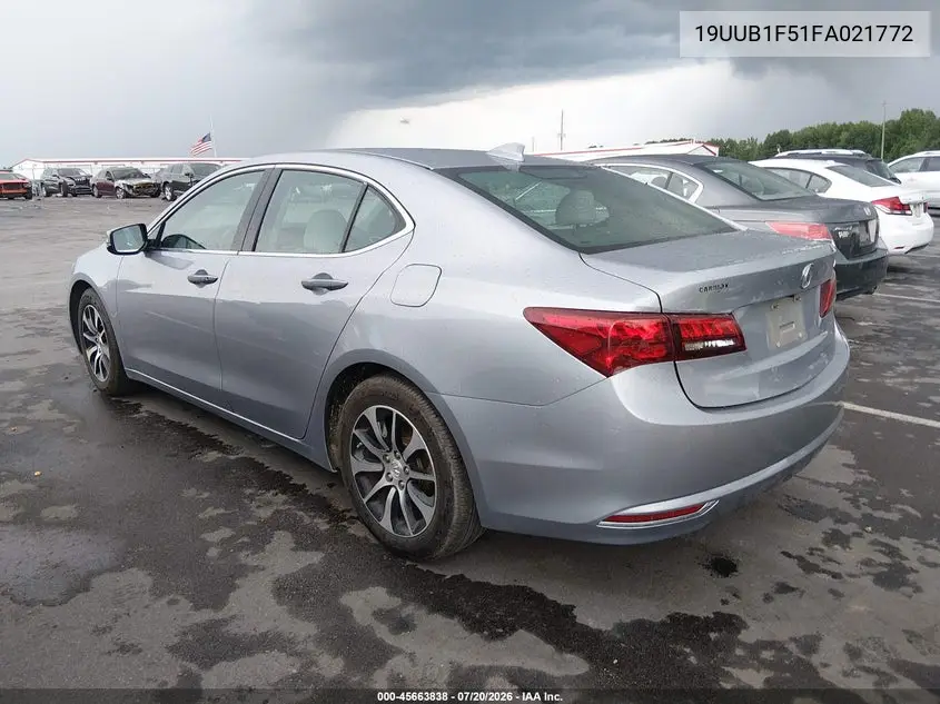 2015 Acura Tlx Tech VIN: 19UUB1F51FA021772 Lot: 45663838