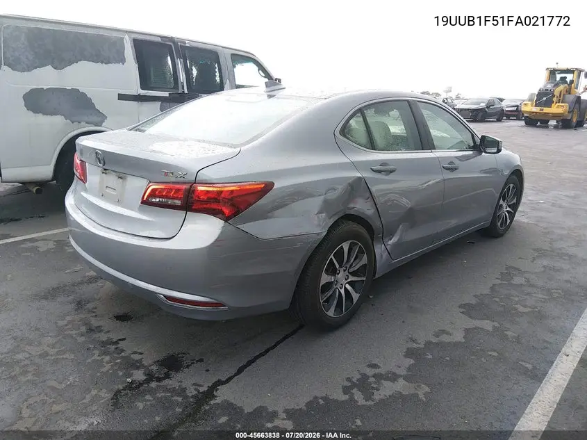 2015 Acura Tlx Tech VIN: 19UUB1F51FA021772 Lot: 45663838