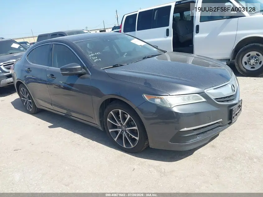 2015 Acura Tlx V6 Tech VIN: 19UUB2F58FA003128 Lot: 45671643