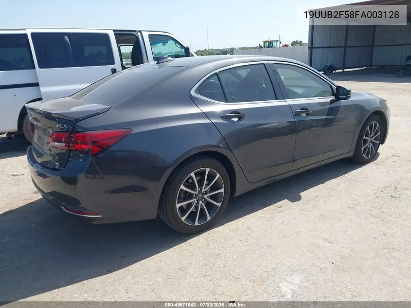 2015 Acura Tlx V6 Tech VIN: 19UUB2F58FA003128 Lot: 45671643