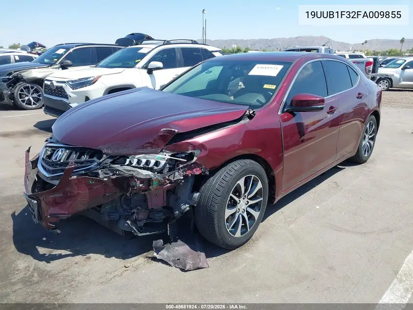 2015 Acura Tlx VIN: 19UUB1F32FA009855 Lot: 45681924