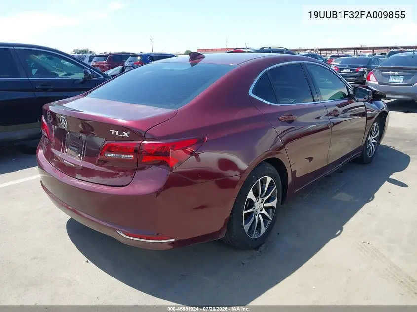 2015 Acura Tlx VIN: 19UUB1F32FA009855 Lot: 45681924