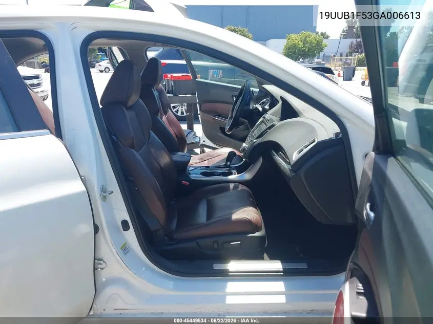 2016 Acura Tlx Tech VIN: 19UUB1F53GA006613 Lot: 45449534