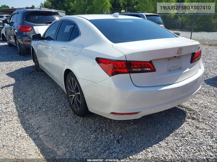 2016 Acura Tlx V6 Tech VIN: 19UUB2F58GA007410 Lot: 45567587