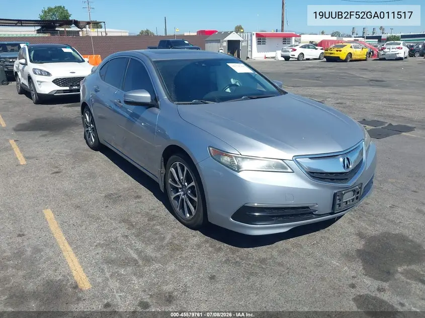 2016 Acura Tlx V6 Tech VIN: 19UUB2F52GA011517 Lot: 45579761