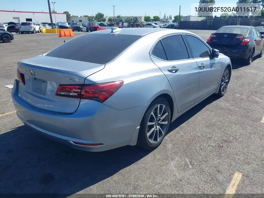 2016 Acura Tlx V6 Tech VIN: 19UUB2F52GA011517 Lot: 45579761