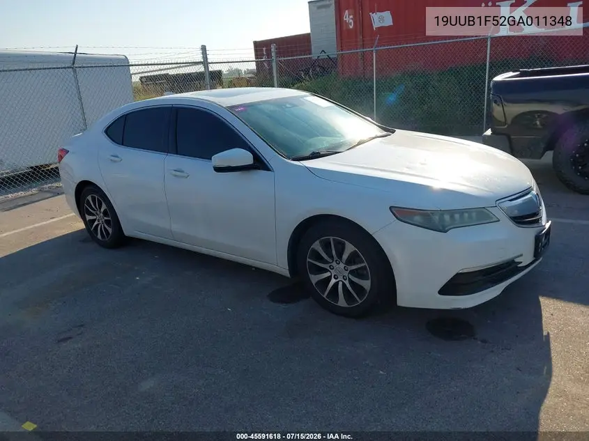2016 Acura Tlx Tech VIN: 19UUB1F52GA011348 Lot: 45591618