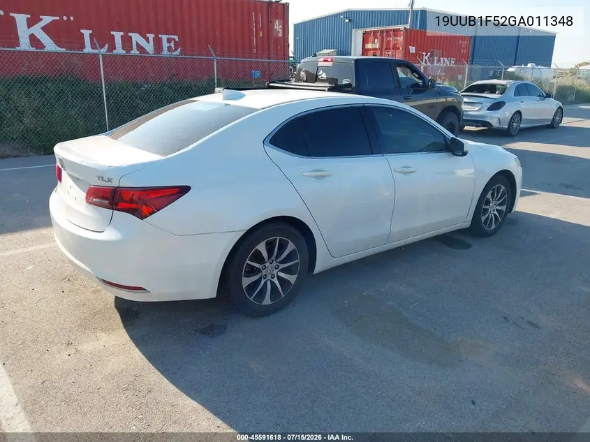 2016 Acura Tlx Tech VIN: 19UUB1F52GA011348 Lot: 45591618