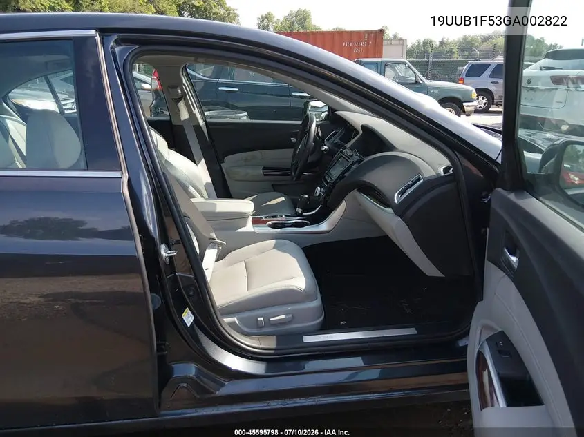 2016 Acura Tlx Tech VIN: 19UUB1F53GA002822 Lot: 45595798