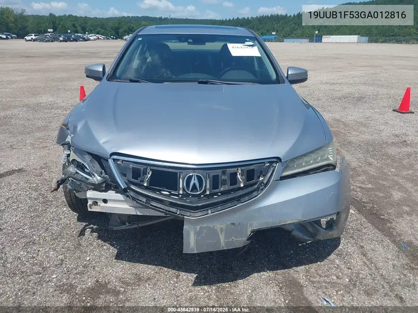 2016 Acura Tlx Tech VIN: 19UUB1F53GA012816 Lot: 45642939