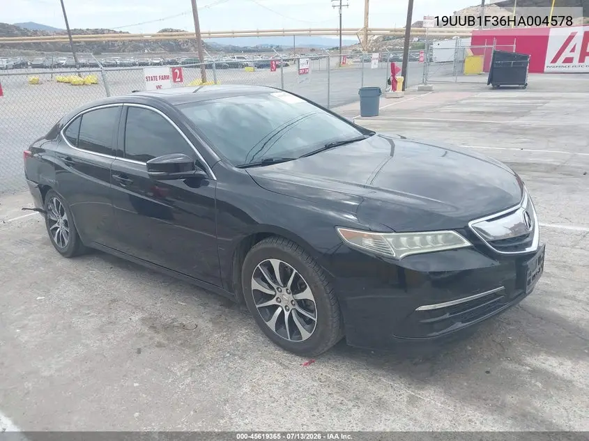 2017 Acura Tlx VIN: 19UUB1F36HA004578 Lot: 45619365