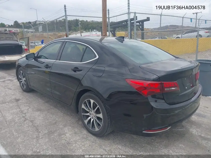 2017 Acura Tlx VIN: 19UUB1F36HA004578 Lot: 45619365