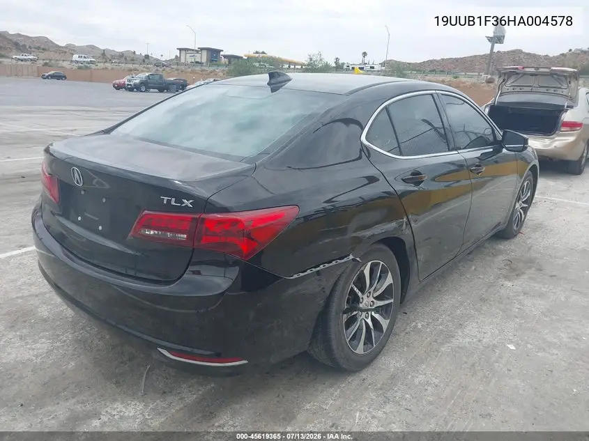 2017 Acura Tlx VIN: 19UUB1F36HA004578 Lot: 45619365