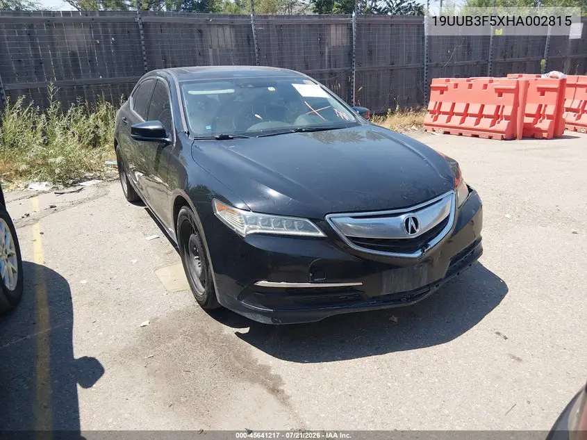 2017 Acura Tlx Technology Package VIN: 19UUB3F5XHA002815 Lot: 45641217