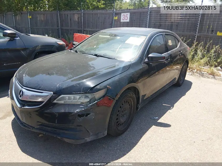 2017 Acura Tlx Technology Package VIN: 19UUB3F5XHA002815 Lot: 45641217