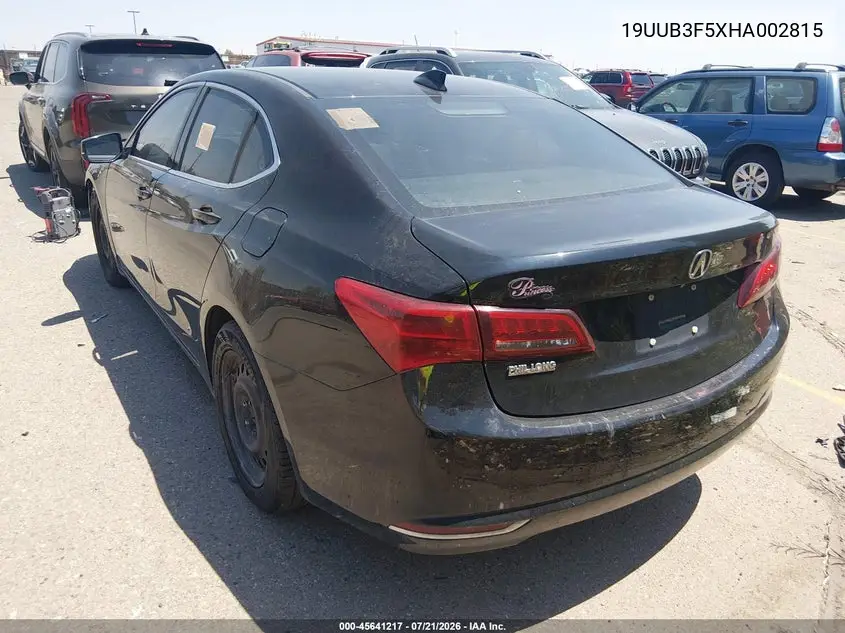 2017 Acura Tlx Technology Package VIN: 19UUB3F5XHA002815 Lot: 45641217