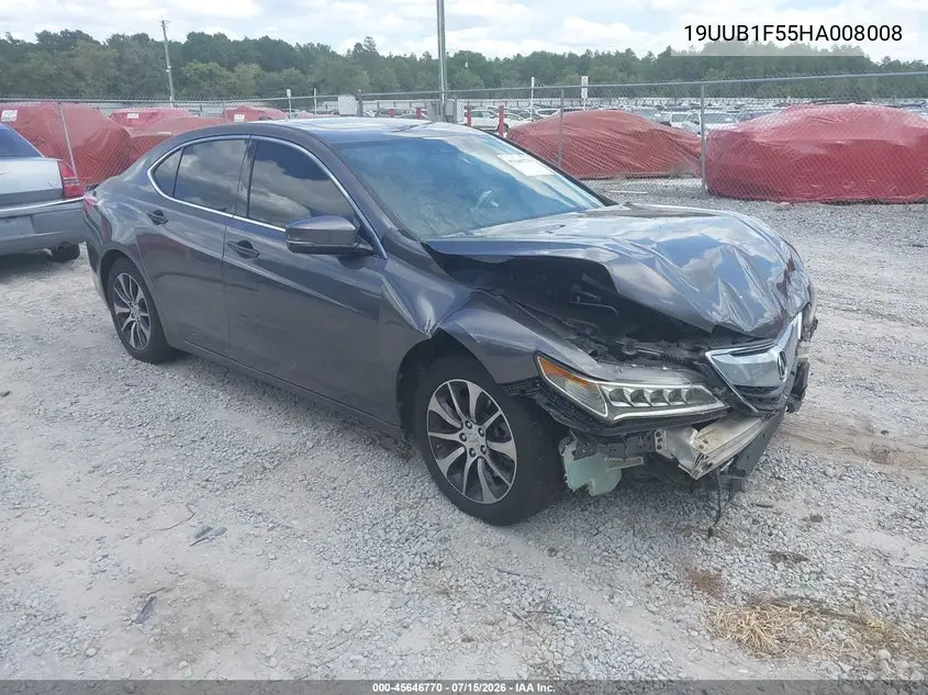 2017 Acura Tlx Technology Package VIN: 19UUB1F55HA008008 Lot: 45646770