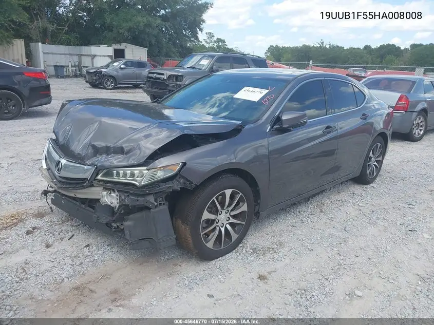 2017 Acura Tlx Technology Package VIN: 19UUB1F55HA008008 Lot: 45646770