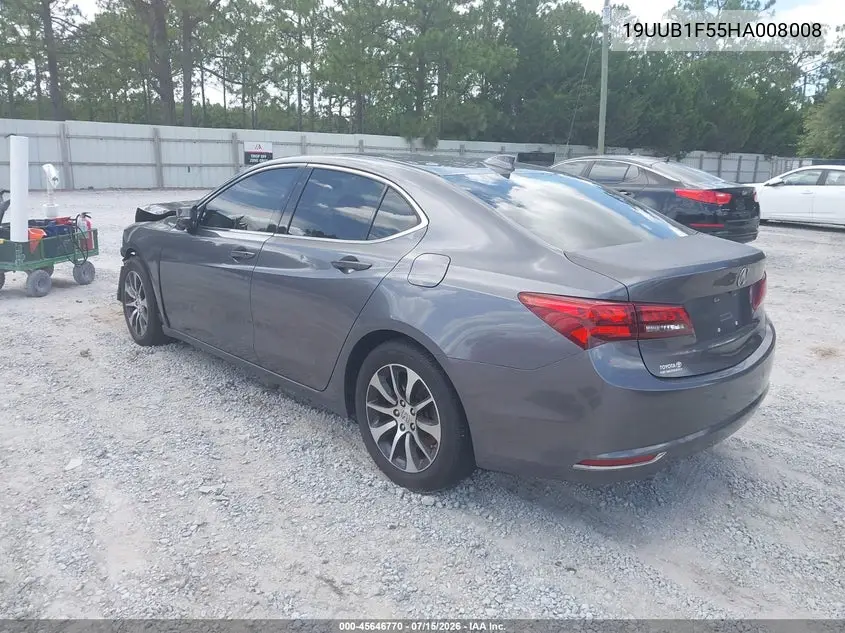 2017 Acura Tlx Technology Package VIN: 19UUB1F55HA008008 Lot: 45646770