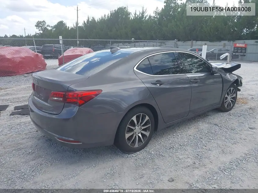2017 Acura Tlx Technology Package VIN: 19UUB1F55HA008008 Lot: 45646770