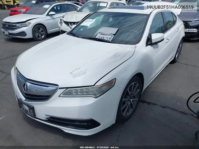 2017 Acura Tlx Technology Package VIN: 19UUB2F51HA006519 Lot: 45649641