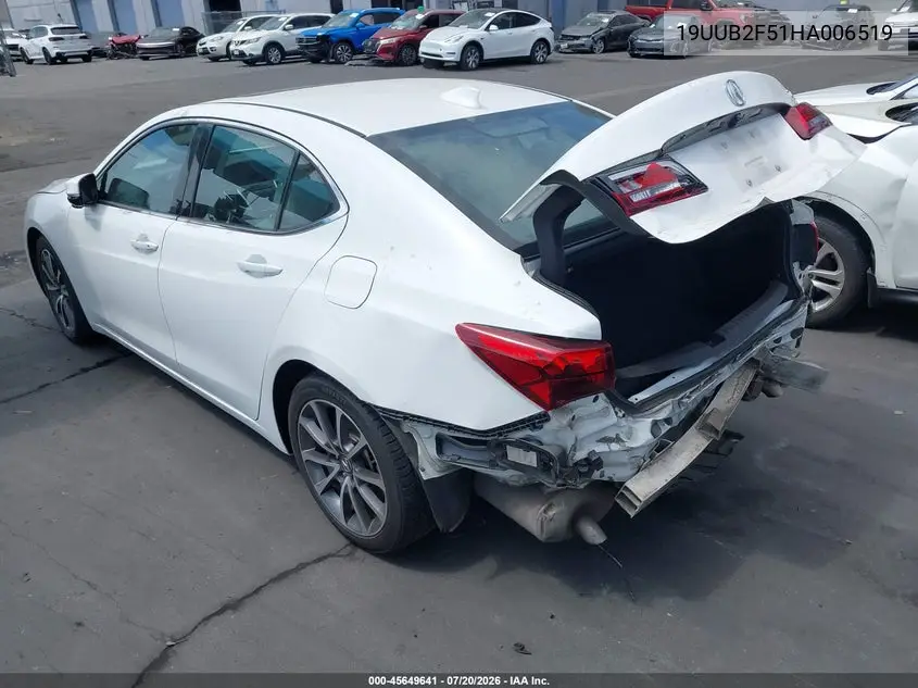 2017 Acura Tlx Technology Package VIN: 19UUB2F51HA006519 Lot: 45649641