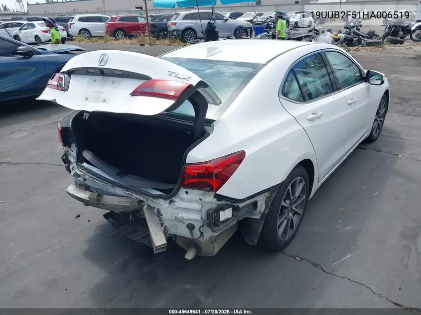 2017 Acura Tlx Technology Package VIN: 19UUB2F51HA006519 Lot: 45649641