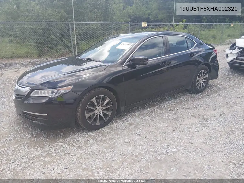 2017 Acura Tlx Technology Package VIN: 19UUB1F5XHA002320 Lot: 45672389