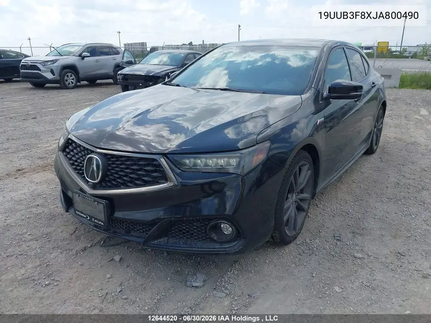 2018 Acura Tlx Elite VIN: 19UUB3F8XJA800490 Lot: 12644520