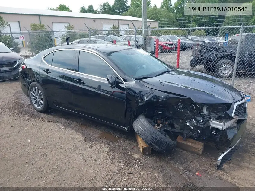 2018 Acura Tlx VIN: 19UUB1F39JA010543 Lot: 45324908