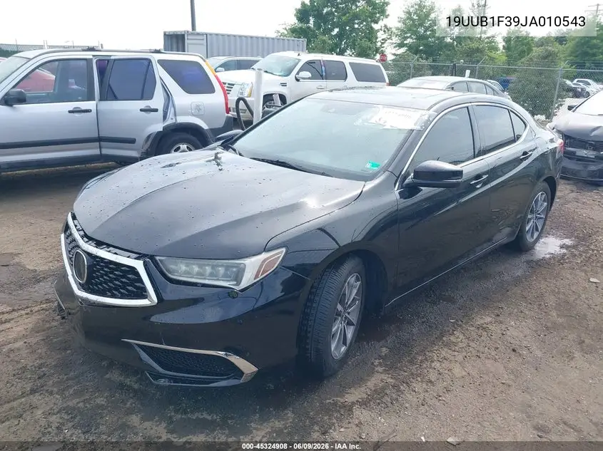 2018 Acura Tlx VIN: 19UUB1F39JA010543 Lot: 45324908