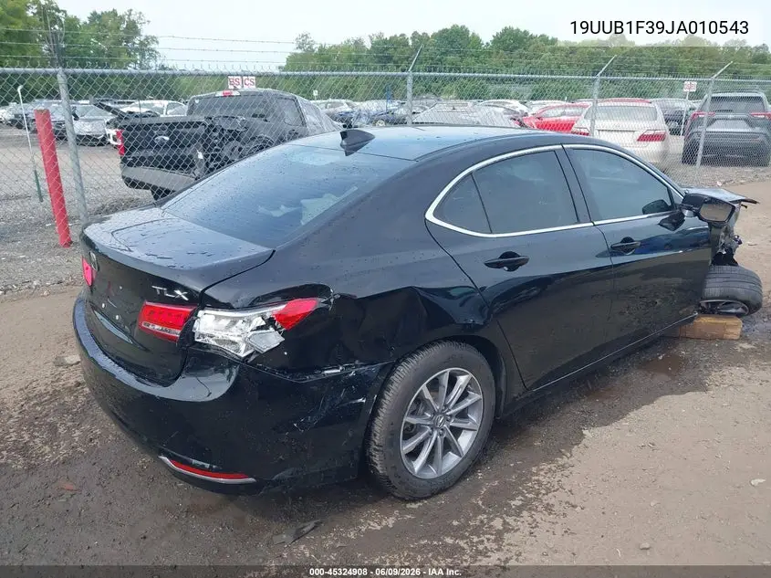 2018 Acura Tlx VIN: 19UUB1F39JA010543 Lot: 45324908