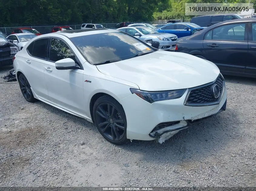 2018 Acura Tlx Tech A-Spec Pkgs VIN: 19UUB3F6XJA005695 Lot: 45539876