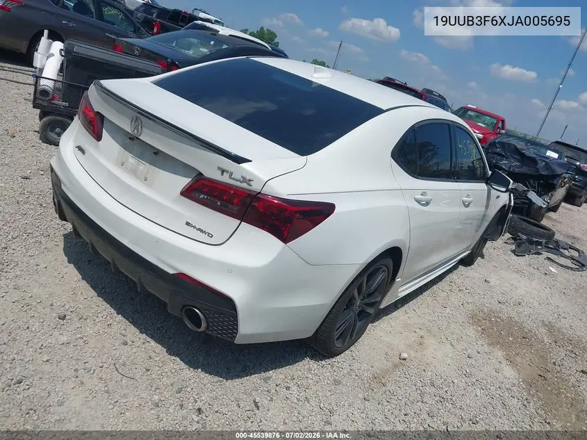2018 Acura Tlx Tech A-Spec Pkgs VIN: 19UUB3F6XJA005695 Lot: 45539876