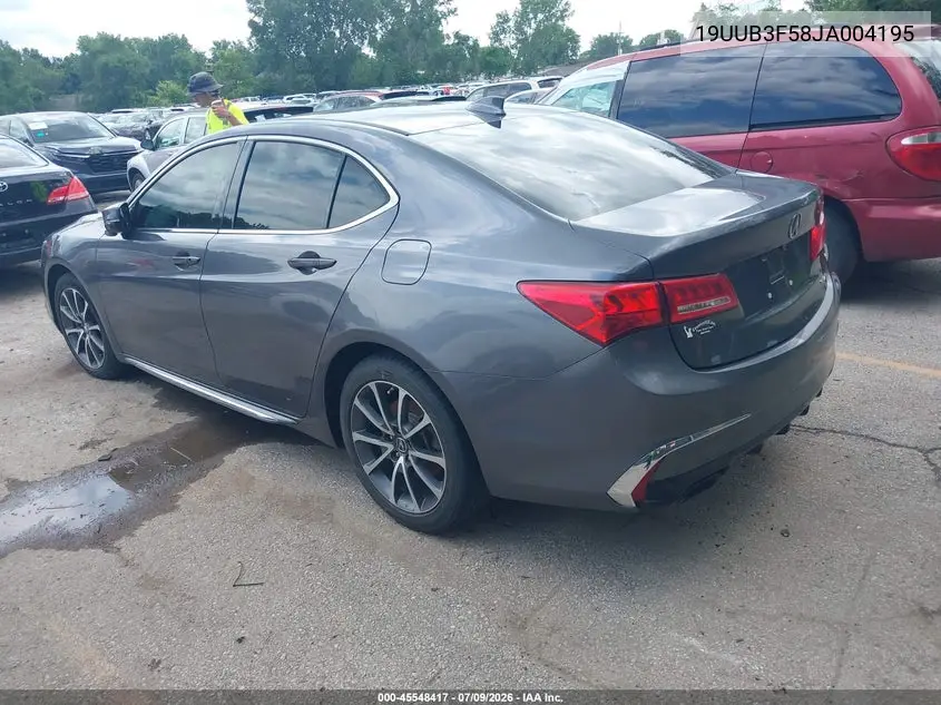 2018 Acura Tlx Tech Pkg VIN: 19UUB3F58JA004195 Lot: 45548417