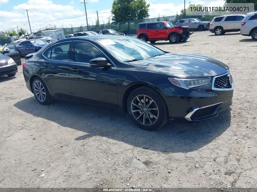 2018 Acura Tlx VIN: 19UUB1F38JA004071 Lot: 45576437