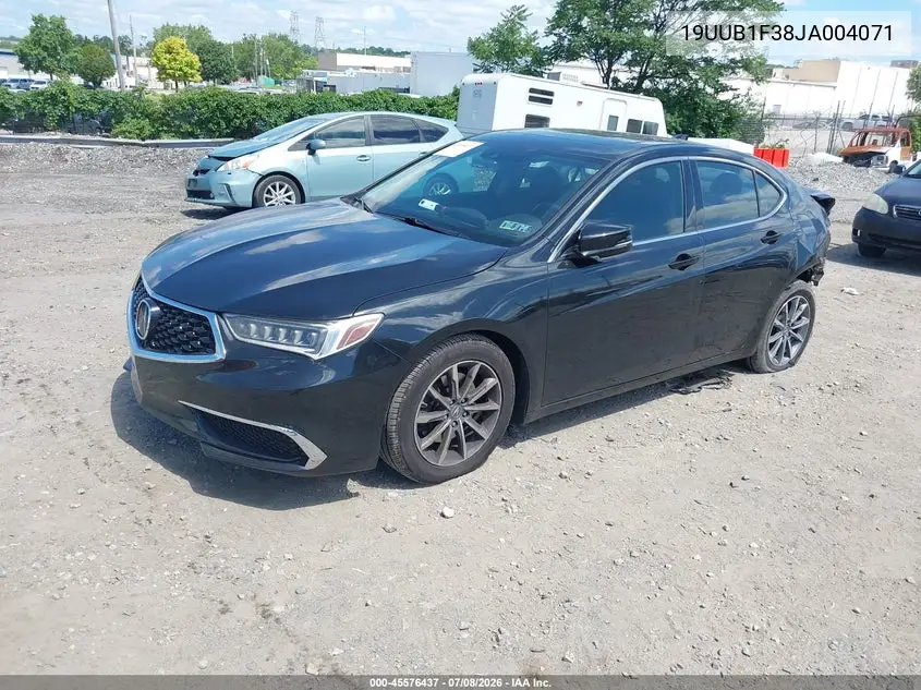 2018 Acura Tlx VIN: 19UUB1F38JA004071 Lot: 45576437