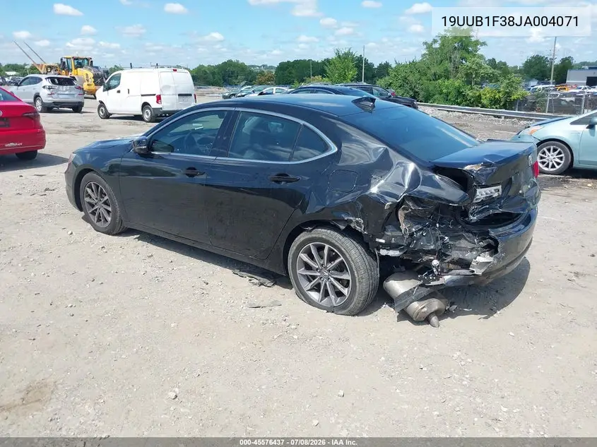 2018 Acura Tlx VIN: 19UUB1F38JA004071 Lot: 45576437