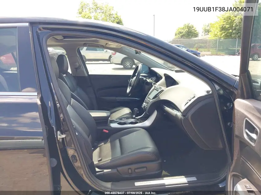 2018 Acura Tlx VIN: 19UUB1F38JA004071 Lot: 45576437