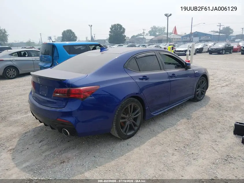 2018 Acura Tlx Tech A-Spec Pkgs VIN: 19UUB2F61JA006129 Lot: 45595595