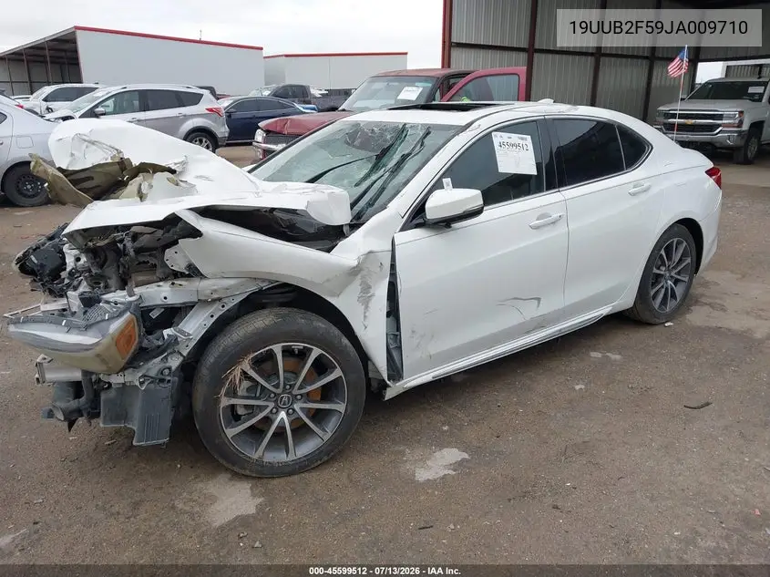 2018 Acura Tlx Tech Pkg VIN: 19UUB2F59JA009710 Lot: 45599512