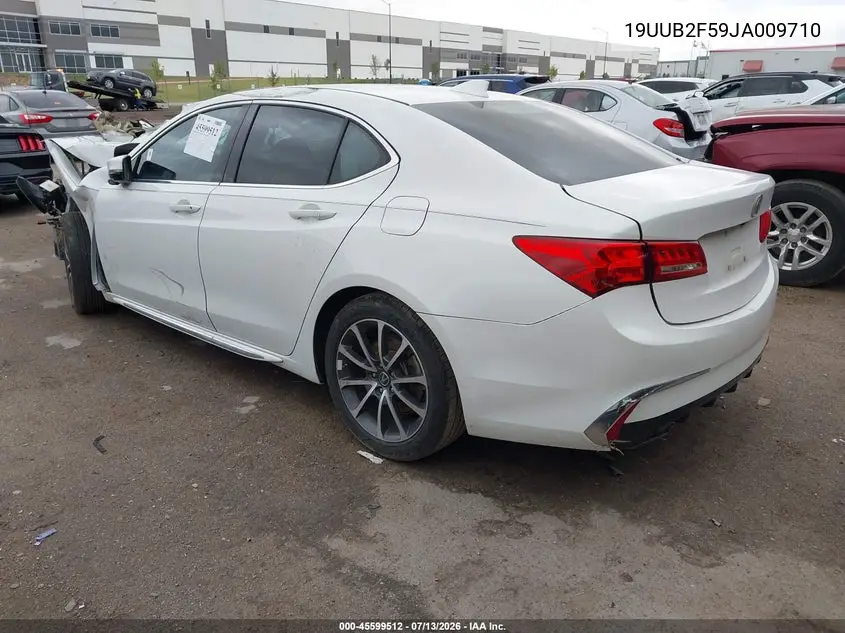 2018 Acura Tlx Tech Pkg VIN: 19UUB2F59JA009710 Lot: 45599512
