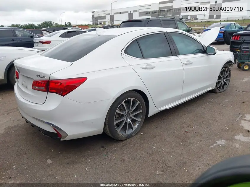 2018 Acura Tlx Tech Pkg VIN: 19UUB2F59JA009710 Lot: 45599512