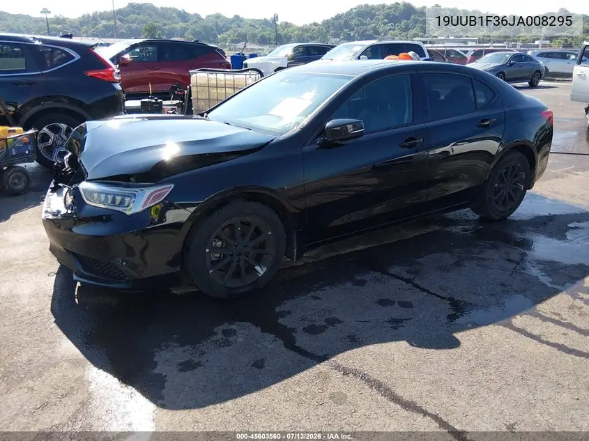 2018 Acura Tlx VIN: 19UUB1F36JA008295 Lot: 45603560