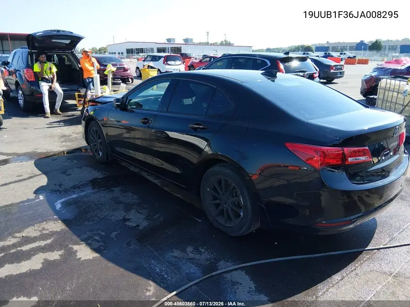 2018 Acura Tlx VIN: 19UUB1F36JA008295 Lot: 45603560