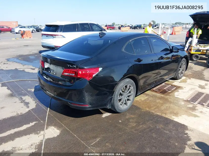 2018 Acura Tlx VIN: 19UUB1F36JA008295 Lot: 45603560